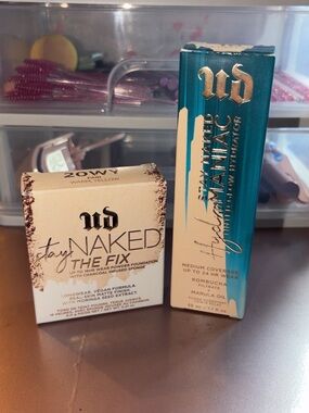 Urban Decay Stay Naked Shade 10 Ultra Fair - Beige & Teal Box